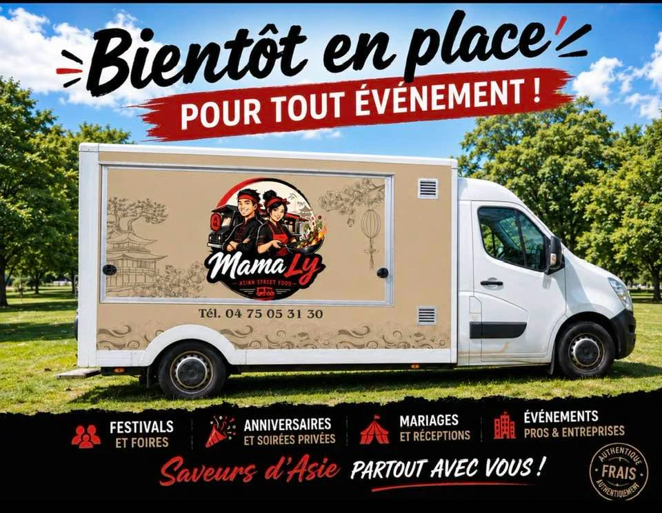 Food Truck de spécialités asiatiques à Romans-sur-Isère, Valence et toute la Drôme - Mama Ly